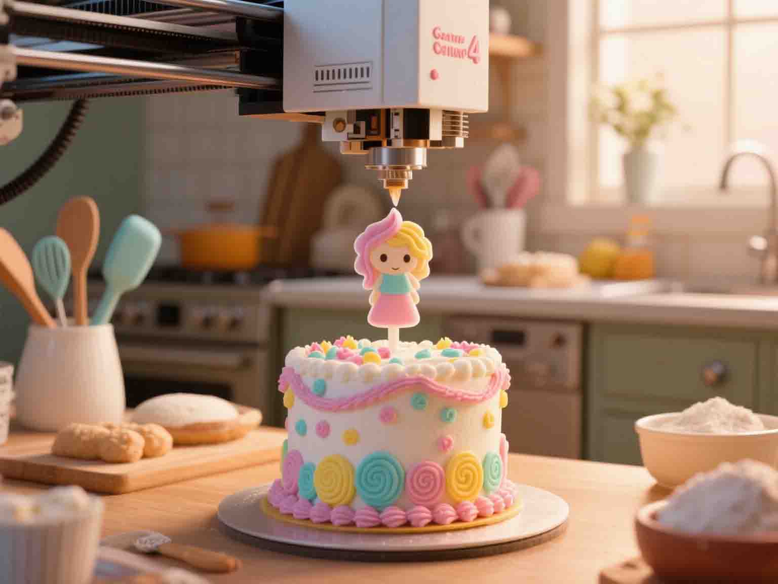 3d printed cake topper-cover