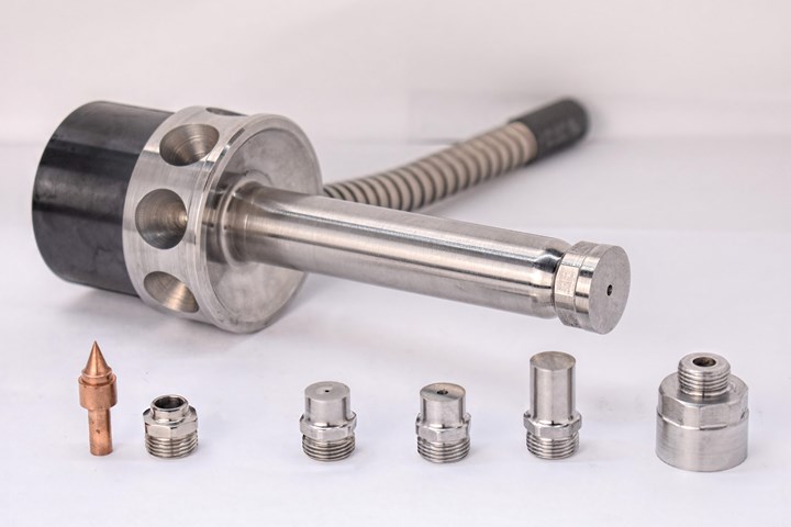 Bushing in injection molding