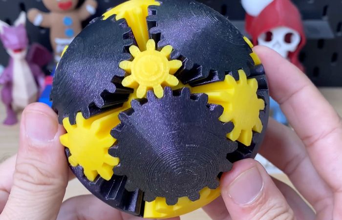 gear ball 3D print-1